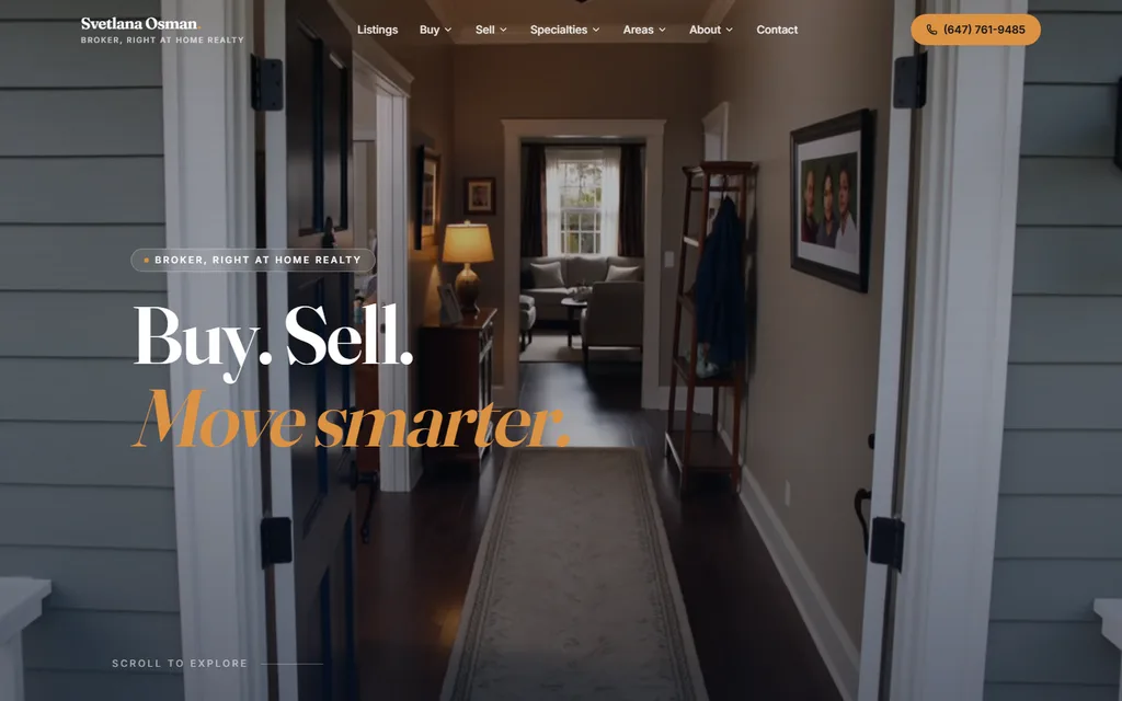 Svetlana Osman, Broker website