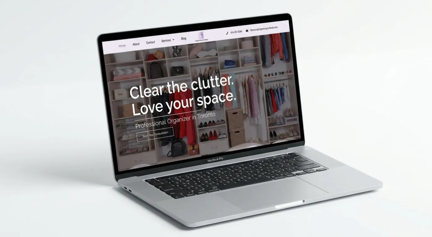 Professional Services website example